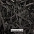 Carta velina nera tagliata a strisce per riempimento pacchi regalo, colore 21# - Nero (21#)