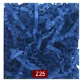 Premium deep blue crinkle cut shredded paper filler for elegant gift box packaging - 1kg Pack / Royal Blue (Z25)