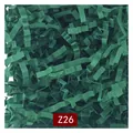 Dark green Z-fold shredded raffia paper filler for gift boxes and gift packaging - Z26 Dark Green