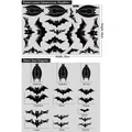 Halloween bat static window decals in multiple sizes for spooky party decorations - Bats (BQ049)