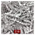Light grey crinkle cut paper shred filler for gift box packaging and wine, variant Z19 - 1kg Pack / Light Gray (Z19)