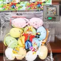 Bunte Oster-Schaum-Eier Set mit Kaninchen-Deko für festliche Osterdekoration - 12 Stück/Packung (3*4cm)