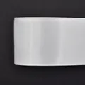 Hochdichtes 1,5 cm weißes einseitiges Satinband für elegante Geschenkverpackungen. - 8001# Einseitiges Satin / 1.5cm Breit * 100 Yards/Rolle / Gebleichtes Weiß