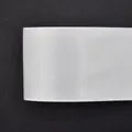 Ruban en polyester blanc haute densité de 1,5 cm pour un emballage cadeau élégant - 8002# Satin Simple Face / 1.5cm de Large * 100 Yards/Rouleau / Blanc Naturel
