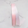 Premium soft pink polyester satin ribbon for gift packaging wedding favors and DIY bows - Style (D3-8015) / 1cm Wide (100 Yards/Roll) / Light Pink