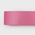 High-quality 1.5cm pink single-sided satin polyester ribbon for gift wrapping and DIY crafts - 8033# Single Sided Satin / 1.5cm Wide * 100 Yards/Roll / Deep Pink