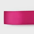 High-density magenta polyester satin ribbon for gift wrapping and DIY, 1.5cm width - 8037# Single Sided Satin / 1.5cm Wide * 100 Yards/Roll / Magenta