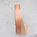 Elegant apricot polyester satin ribbon roll for gift wrapping and wedding decor - Style (D3-8064) / 1cm Wide (100 Yards/Roll) / Apricot