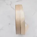 Champagne gold polyester satin ribbon roll for elegant gift wrapping and wedding decor - Style (D3-8073) / 1cm Wide (100 Yards/Roll) / Champagne Gold