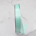 Elegant mint green satin ribbon for gift packaging and wedding flower decoration - Style (D3-8079) / 1cm Wide (100 Yards/Roll) / Mint Green