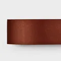 1.5cm wide dark brown single-sided dense polyester ribbon for gift box packaging - 8051# Single Sided Satin / 1.5cm Wide * 100 Yards/Roll / Auburn