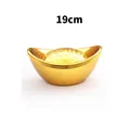 Grande lingotto d'oro cinese portafortuna da 19 cm per decorazioni di Capodanno - Yuanbao 19cm