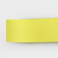 Bright lemon yellow 1.5cm single-sided dense polyester ribbon for premium gift packaging - 8059# Single Sided Satin / 1.5cm Wide * 100 Yards/Roll / Yellow