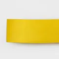 High-density 1.5cm bright yellow single-sided polyester satin ribbon for gift packaging - 8066# Single Sided Satin / 1.5cm Wide * 100 Yards/Roll / Gold Yellow