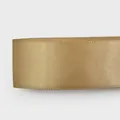 1.5cm wide golden high-density polyester satin ribbon for elegant gift box packaging - 8072# Single Sided Satin / 1.5cm Wide * 100 Yards/Roll / Gold