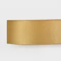 Glossy gold 1.5cm single-faced polyester satin ribbon for elegant gift wrapping and crafts - 8077# Single Sided Satin / 1.5cm Wide * 100 Yards/Roll / Turmeric