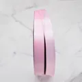 High-quality pink polyester satin ribbon roll for elegant gift wrapping and wedding decor - Pink Style (D3-8161) / 1cm Wide (100 Yards/Roll) / Pink