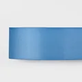 Single-sided 1.5cm blue polyester satin ribbon for gift box packaging and decoration - 8096# Single Sided Satin / 1.5cm Wide * 100 Yards/Roll / Cape Blue