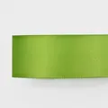 High-density 1.5cm lime green single-faced polyester satin ribbon for gift wrapping - 8123# Single Sided Satin / 1.5cm Wide * 100 Yards/Roll / Matcha Green