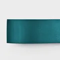 Teal satin polyester ribbon 1.5cm wide for elegant gift box packaging and DIY decoration - 8133# Single Sided Satin / 1.5cm Wide * 100 Yards/Roll / Deep Sea Green