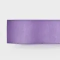 Macro view of 1.5cm purple single-faced polyester satin ribbon for gift wrapping - 8141# Single Sided Satin / 1.5cm Wide * 100 Yards/Roll / Onion Purple