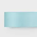 High-density 1.5cm light blue polyester satin ribbon for gift wrapping and cake boxes. - 8157# Single Sided Satin / 1.5cm Wide * 100 Yards/Roll / Water Blue