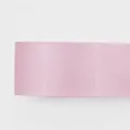 1.5cm light pink single-sided polyester ribbon for elegant gift and cake packaging - 8161# Single Sided Satin / 1.5cm Wide * 100 Yards/Roll / Macaron Pink