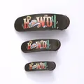 Set of three retro Western-style hair clips with Howdy cowgirl design in various sizes - Vintage Lettering Sunflower Style (90291)