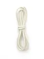 White matte stitched leather cord F811 for DIY jewelry and handicraft projects. - 3mm / Matte White (00158)