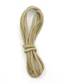 Khaki matte textured DIY cord featuring decorative sewing stitch details for crafts - 3mm / Khaki (00150)
