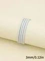 Light blue 3mm faux sheepskin stitched cord for DIY jewelry making and handmade crafts - 3mm x 1m / Mint Green (00308)