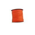 Hochwertige orangefarbene Wildlederimitat-Kordel für DIY-Handwerk und modische Schnürsenkel. - Orange (1053)