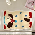 Alfombra de baño absorbente de barro de diatomeas con patrón de perro de dibujos animados - 40x60cm (Estándar) / Cachorro Perezoso