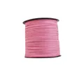 Premium rosafarbenes Wildlederimitat-Band auf Rolle für DIY-Schnürsenkel und Bastelarbeiten - Rosa (1039)