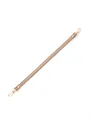 Khaki PU leather handbag handle strap with gold lobster clasps for DIY projects - Beige