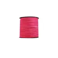 Hochwertige rosa Wildlederimitat-Kordel auf schwarzer Spule für DIY-Bastelarbeiten - Rosarot (1050)