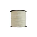 Cremefarbene geprägte Korea-Samtkordel für DIY-Schnürsenkel und feine Handarbeiten - Cremeweiß (1124)