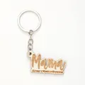 Portachiavi Mama in legno personalizzato con nomi di bambini incisi al laser regalo - Mamma (20341)