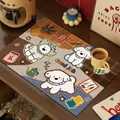 Tappetino assorbente in terra di diatomee con carino cane per stazione caffè e cucina - animale domestico carino / 30x40cm