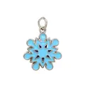 Light blue alloy snowflake pendant charm for DIY jewelry making accessories - Light Blue Snowflake Style (40055)