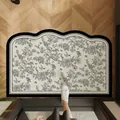 Elegante tappeto in pelle di stile francese con motivo floreale e bordo smerlato - Ombra di Ramo / 80*120CM