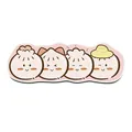 Süße Cartoon-Brötchen-Muster absorbierende Leder-Küchenmatte mit Rutschfestigkeit - Gedämpfter Brötchen-Stil / 30*90cm