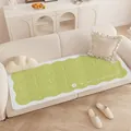 Modern green and white wavy-edged sofa cushion with anti-slip bottom for living room. - 40*40cm / Fresh Nier Style-J