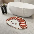 Tappeto da bagno carino a forma di sushi, assorbente e antiscivolo, morbido - 40*60cm / Sushi