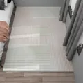 Nordic slaapkamertapijt met roze en grijze strepen voor een gezellig interieurdecor - 40*60cm / Kristal Fluweel Tapijt Stijl 6
