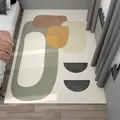 Modern Noord-Europees vloerkleed met abstracte geometrische patronen voor een warme slaapkamer - 40*60cm / Kristal Fluweel Tapijt Stijl 7