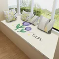 Moderne minimalistische vensterbankmat met tulpenpatroon voor slaapkamer en balkon - Tulp - Stijl 4 / 60x120cm