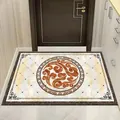 Elegant Chinese style non-slip doormat with traditional cloud patterns for home entrance - 40*60cm / New Chinese Style 03