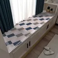 Tappeto per davanzale nordico con motivo geometrico in fango di diatomee - 80*160cm (Taglio Libero) / Stile Farina Fossile 06