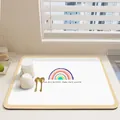 Alfombrilla de secado de platos de cuero absorbente con estampado de arcoiris para cocina. - Patrón de Arcoíris (Estilo E) / 30x40cm